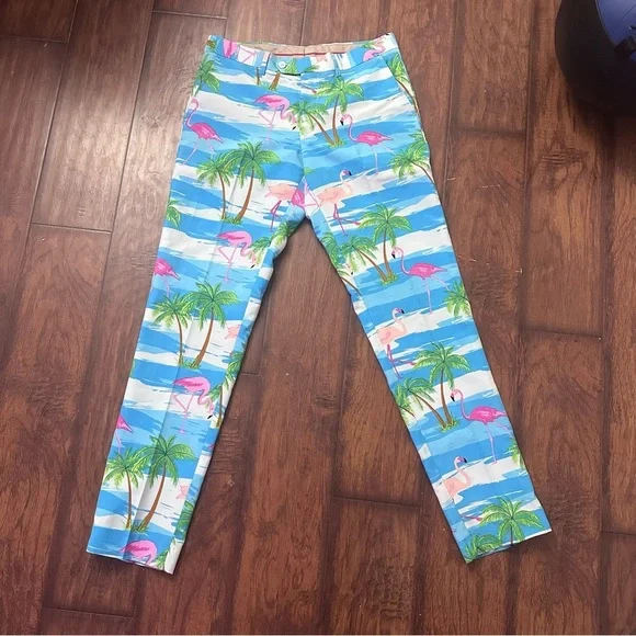 OppoSuit 3 piece Flamingo Print Suit - Picture 9 of 15